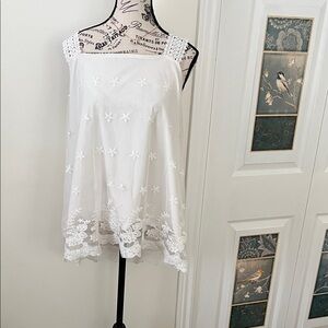 White Floral Lace Dress